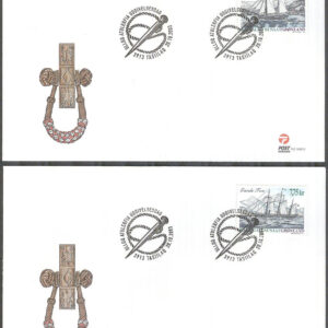 Grönland – FDC 2003-10-20 – Skepp II bla Emma & Sonja, 4 kpl Vinjett 1
