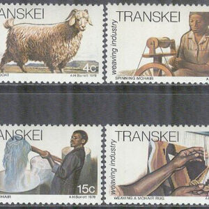 Transkei – M   37-40 Bearbetning av Mohairull från Angorageten, 4 kpl **