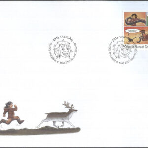 Grönland – FDC 2011-05-09 – Grönländska teckande serier III, 1 kpl Vinjett 1
