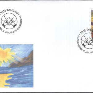 Grönland – FDC 2013-01-14 – Bättre barnliv på Grönland – MIBB, 1 kpl Vinjett 1