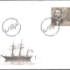 Grönland – FDC 2013-10-21 – Expeditioner XI – Carl Petersen, 1 kpl Vinjett 1