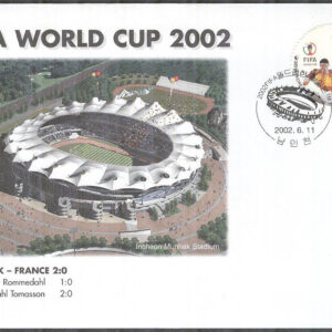 Sydkorea – Minnespost 2002-06-11 – Danmark – Frankrike 2-0 Vinjett