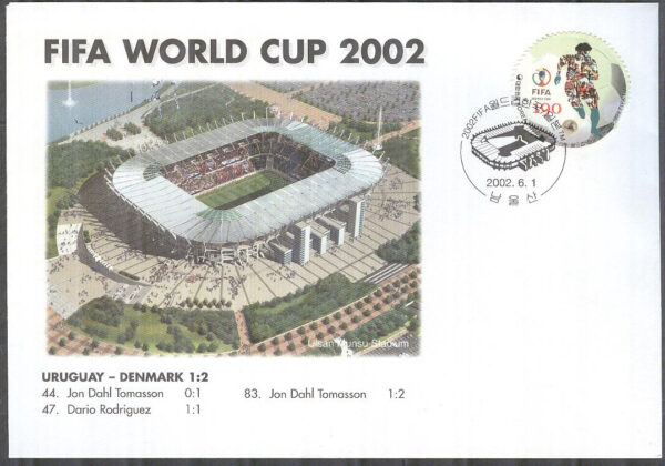 Sydkorea - Minnespost 2002-06-01 - Uruguay - Danmark 1-2 Vinjett