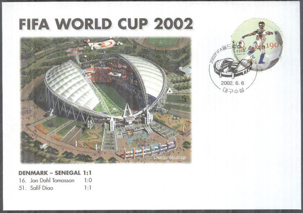 Sydkorea - Minnespost 2002-06-06 - Danmark - Senegal 1-1 Vinjett