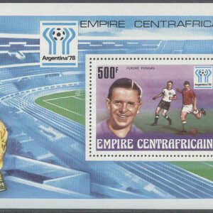 Centralafrika – M BL  20 A VM i Fotboll i Argentina 1978, Block**
