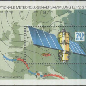 DDR – M BL  36 Meteorolog Församlingen 100 år – Vädersatellit, Block **