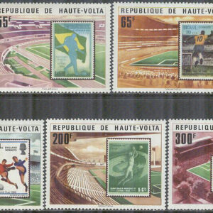 Övre Volta – M  700-704 A VM i Fotboll i Argentina 1978, 5 kpl **