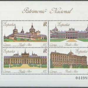 Spanien – M BL  35 Kulturarv I – Kungliga slott bla Aranjuez, Block **