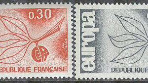 Frankrike – M 1521-1522 Europa CEPT 1965, 2 kpl **