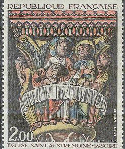 Frankrike – M 1821 Konst i Kyrkan i St. Austremoine, 1 kpl **