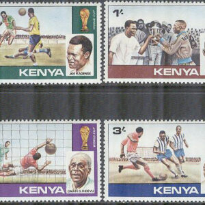 Kenya – M  111-114 VM i Fotboll i Argentina 1978, 4 kpl **