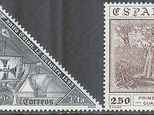 Spanien – M 3062-3063 C Kolumbus & Fartyg – Internat Utställ GRANADA 9 , 2 kpl **