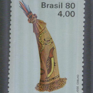 Brasilien – M 1762 Ritualmasker bla Tukuna-Mask  4.00 Cr  **
