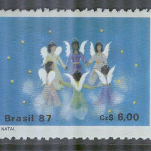 Brasilien – M 2234 Jul 1987 Konst  – Änglar .00 Cz **