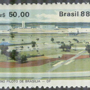 Brasilien – M 2253 Frimärksutställning LUBRAPEX 88 – Byggnader, 50.00 Cz **