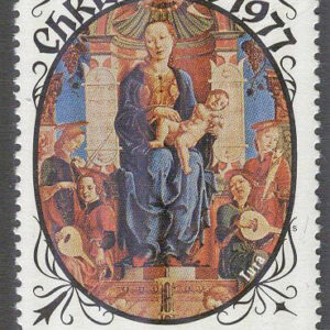 Antigua – M 479 Jul 1977 -Konst – Madonna,1/2 C **