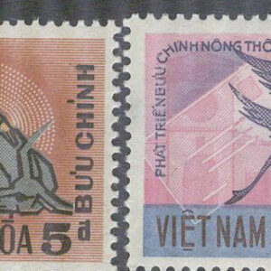 Sydvietnam – M  483-484 Postens utveckling 2 olika   *