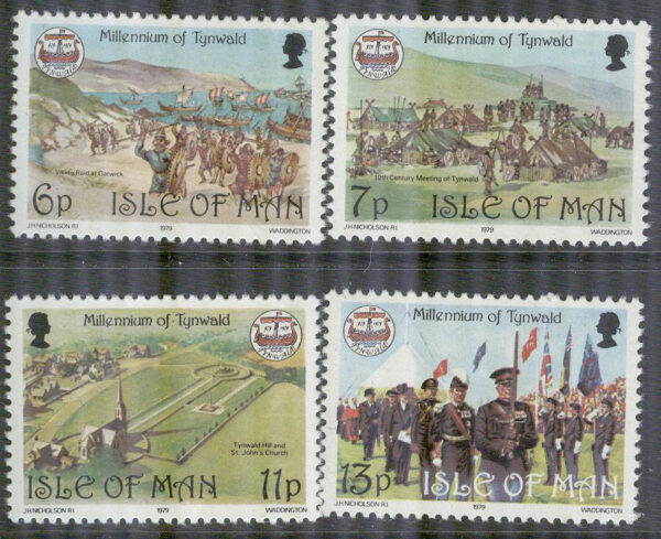 Isle of Man - M  146-149 Tynwald-Parlament I 1000 år, 4 ol **