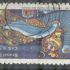 Brasilien – M 2201 A Portugisisk-Brasiliansk Frim Utställ LUBRAPEX 86, 6.90 Cz stpl