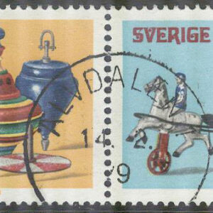 F 1066+1067 SX Par Gamla leksaker,God stpl ÄLVDALEN 14.2.79