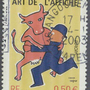 Frankrike – M 3694 Plakatkonst – Raymond Savignac – Graphiker, 1 kpl stpl