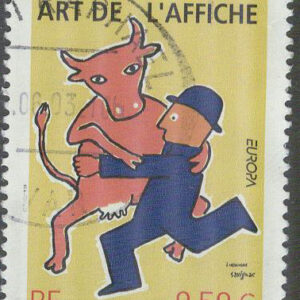 Frankrike – M 3694 Plakatkonst – Raymond Savignac – Graphiker, 1 kpl stpl