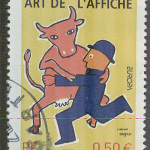 Frankrike – M 3694 Plakatkonst – Raymond Savignac – Graphiker, 1 kpl stpl