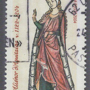Frankrike – M 3784 Drottning Eleonore von Aquitanien död i 800 år, 1 kpl stpl