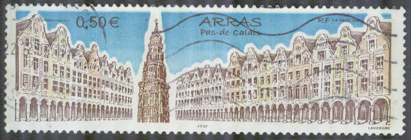 Frankrike - M 3747 Turism - Grand’ Place von Arras, 1 kpl stpl