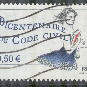 Frankrike – M 3788 Civilrättsboken 200 år – Marianne, 1 kpl stpl