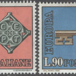 Italien – M 1272-1273 Europa CEPT 1968, 2 kpl **
