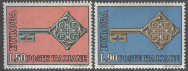 Italien - M 1272-1273 Europa CEPT 1968, 2 kpl **