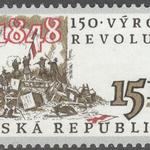 Tjeckien – M  189 Revolutionen 1848 150 år, 1 kpl **