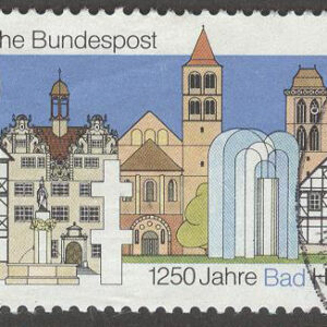 Tyskland – M 1271 Staden Bad Hersfeld 1250 år, 1 kpl stpl