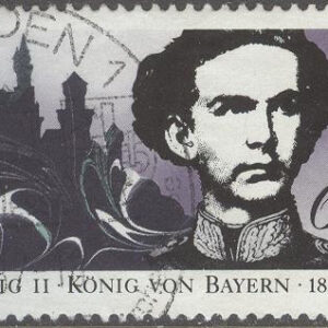 Tyskland – M 1281 Kung Ludwig II död i 100 år, 1 kpl stpl