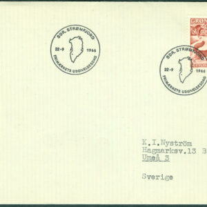 Grönland – FDC 1966-09-22 – Sagomotiv II, 1 kpl  Adressat