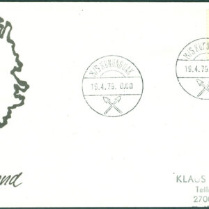 Grönland – Brev 1979-04-19 Meteorit, 1kpl Vinjett Adressat