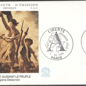 Frankrike – FDC 1986-08-01 Liberté, 1 kpl