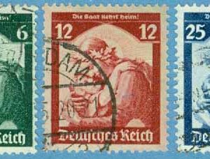 Deutsches Reich – M  566-568 Saaromröstningen, 3 ol stpl