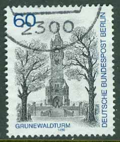 Berlin – M  636 Berlinbilder. Grunewaldturm, 60 Pf stpl
