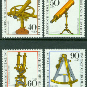 Tyskland – M 1090-1093 Optiska instrument, 4 kpl **