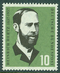 Tyskland – M  252 Heinrich Hertz, fysiker, 1 kpl **