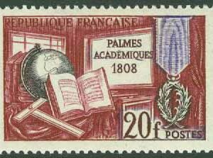 Frankrike – M 1229 De akademiska palmernas orden 150 år, 1 kpl **