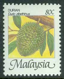 Malaysia – M  332 IXA Frukter, duran, 80 C **