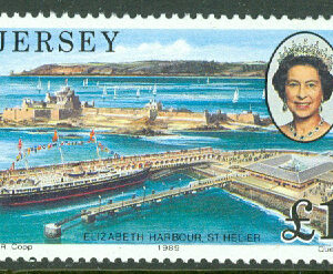 Jersey – M  484 Drottning Elisabeth och hertigen av Edinburg på besök, 1 kpl **