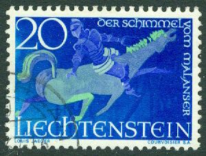 Liechtenstein – M  475 Sagor, 20 Rp stpl
