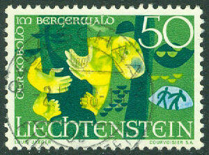 Liechtenstein – M  498 Sagor, 50 Rp stpl