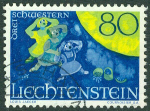 Liechtenstein – M  499 Sagor, 70 Rp stpl