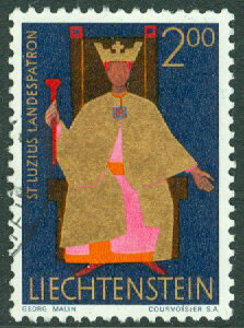 Liechtenstein – M  502 Kyrkopatroner, 2.00 Fr stpl