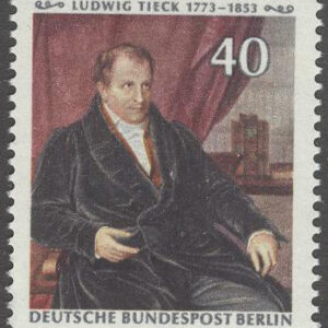 Berlin – M  452 Ludwig Tieck 200 år – Diktare, 1 kpl **